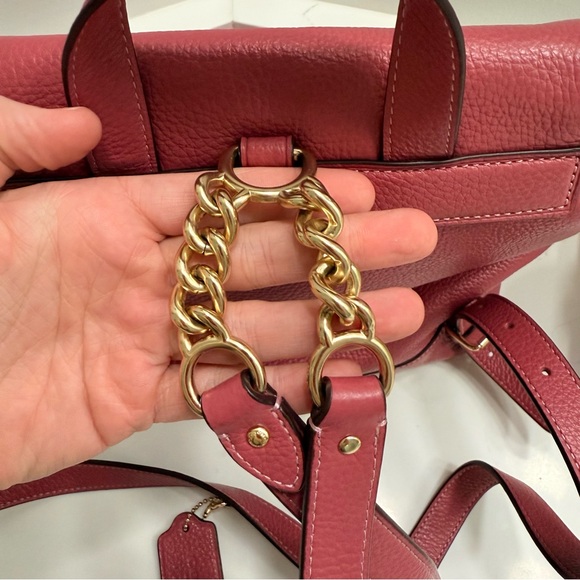 NEW Coach Elle backpack in Rosewood pink - Picture 3 of 15